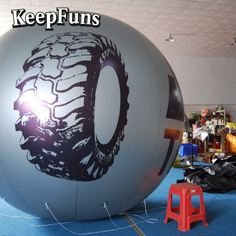 KeepFuns PVC Inflatable Balloons, customizable in size and Logo, made of waterproof and durable materials, suitable for mall decorations, party decorations, theme events, and advertising campaigns