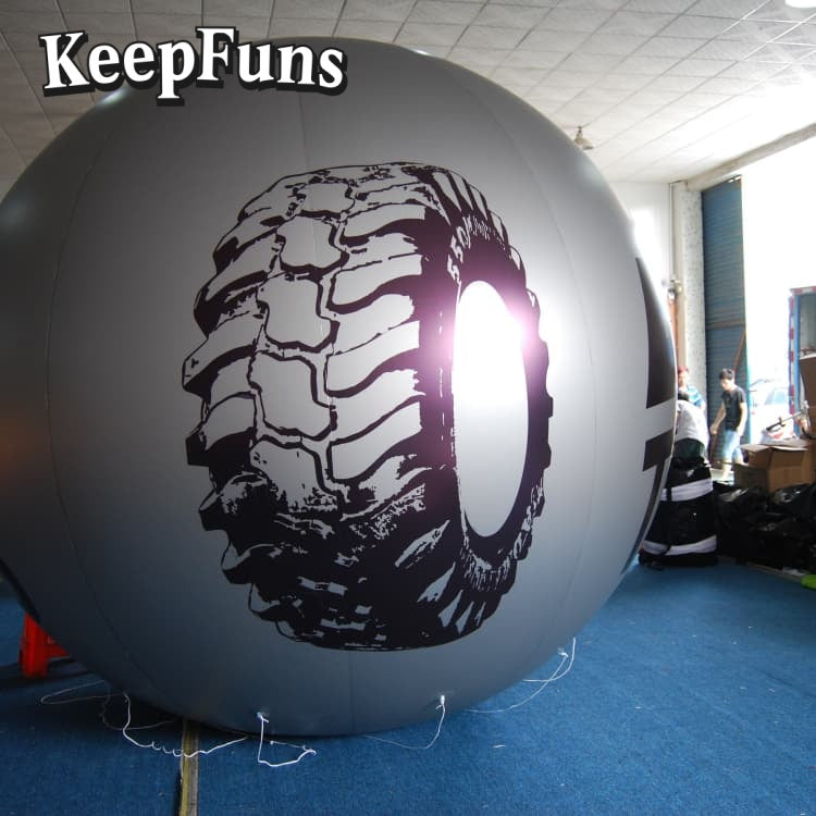 KeepFuns PVC Inflatable Balloons, customizable in size and Logo, made of waterproof and durable materials, suitable for mall decorations, party decorations, theme events, and advertising campaigns