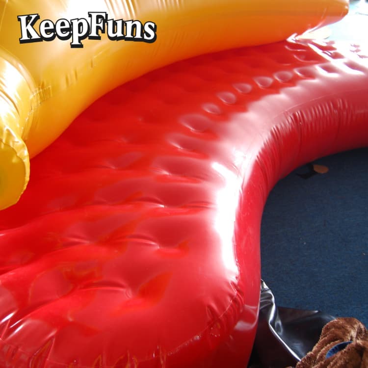 KeepFuns PVC Inflatable Banana Sofa - Waterproof & Durable, Custom Logo Acceptable for Brand Marketing, Mall Display, Indoor Playground & Home Use