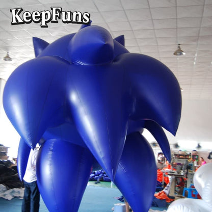 KeepFuns Waterproof Sonic PVC Inflatable Branding Model - Customizable Size & Logo for Event Promotion & Mall Decor