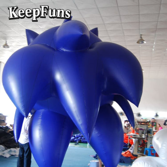 KeepFuns Waterproof Sonic PVC Inflatable Branding Model - Customizable Size & Logo for Event Promotion & Mall Decor