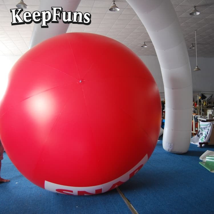 KeepFuns PVC inflatable balloons, with customizable size and Logo, are made of waterproof and durable materials, suitable for mall decorations, party decorations, theme events, and advertising promotions.