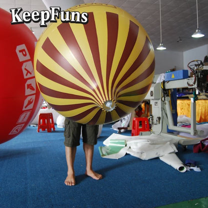 KeepFuns Heavy-Duty Waterproof PVC Droplet Ball - Inflatable Decor with Custom Logo for Festivals, Brand Promotions & Commercial Activities