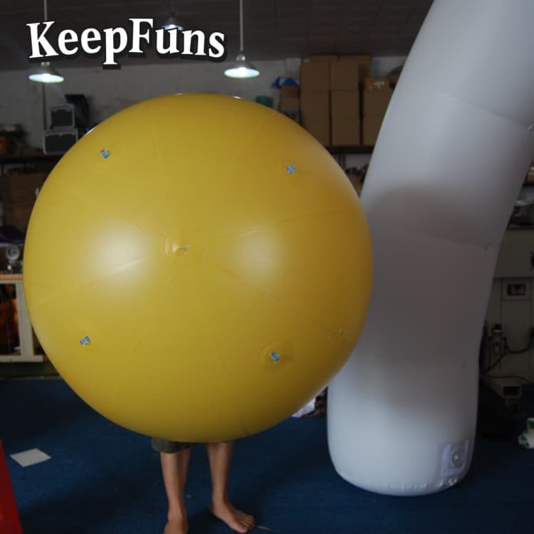 KeepFuns Heavy-Duty Waterproof PVC Droplet Ball - Inflatable Decor with Custom Logo for Festivals, Brand Promotions & Commercial Activities