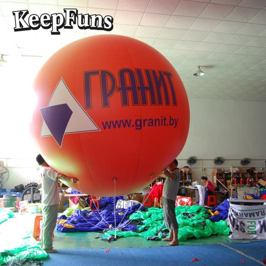 KeepFuns PVC Inflatable Balloons, customizable in size and Logo, made of waterproof and durable materials, suitable for mall decorations, party decorations, theme events, and advertising campaigns