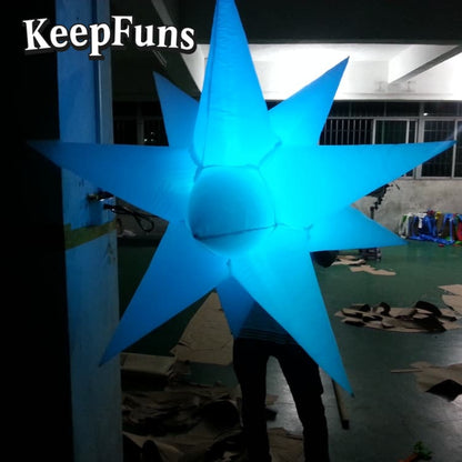 KeepFuns Special-Shaped Inflatable Tube Light: Quick inflation, customizable size/color/print, lightweight, for night discos, clubs, festivals, parties