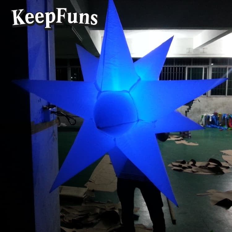 KeepFuns Special-Shaped Inflatable Tube Light: Quick inflation, customizable size/color/print, lightweight, for night discos, clubs, festivals, parties
