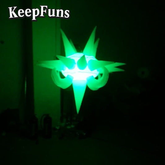 KeepFuns Special-Shaped Inflatable Tube Light: Quick inflation, customizable size/color/print, lightweight, for night discos, clubs, festivals, parties