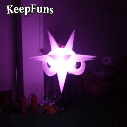 KeepFuns Special-Shaped Inflatable Tube Light: Quick inflation, customizable size/color/print, lightweight, for night discos, clubs, festivals, parties