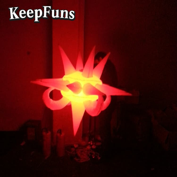 KeepFuns Special-Shaped Inflatable Tube Light: Quick inflation, customizable size/color/print, lightweight, for night discos, clubs, festivals, parties