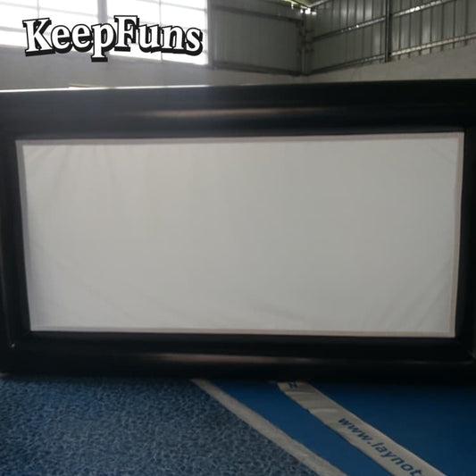 KeepFuns Inflatable Movie Screen/Projection Screen, customizable in size, suitable for both outdoor and indoor use, and applicable to home use, parties, advertising, etc.