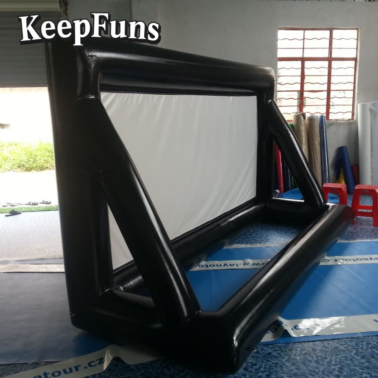 KeepFuns Inflatable Movie Screen/Projection Screen, customizable in size, suitable for both outdoor and indoor use, and applicable to home use, parties, advertising, etc.