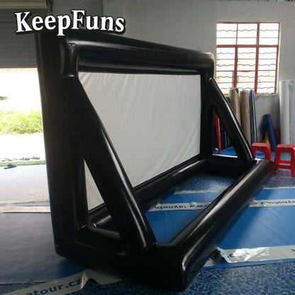KeepFuns Inflatable Movie Screen/Projection Screen, customizable in size, suitable for both outdoor and indoor use, and applicable to home use, parties, advertising, etc.