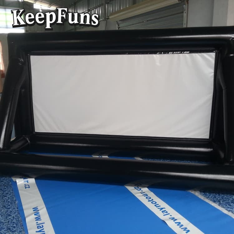 KeepFuns Inflatable Movie Screen/Projection Screen, customizable in size, suitable for both outdoor and indoor use, and applicable to home use, parties, advertising, etc.