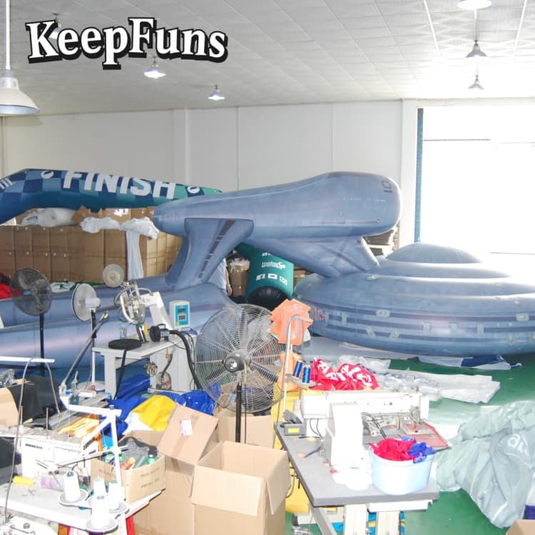 KeepFuns Premium PVC Spacecraft Replica - Waterproof & Sturdy, Custom Logo Option for Marketing/Exhibitions