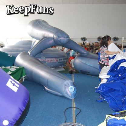 KeepFuns Premium PVC Spacecraft Replica - Waterproof & Sturdy, Custom Logo Option for Marketing/Exhibitions