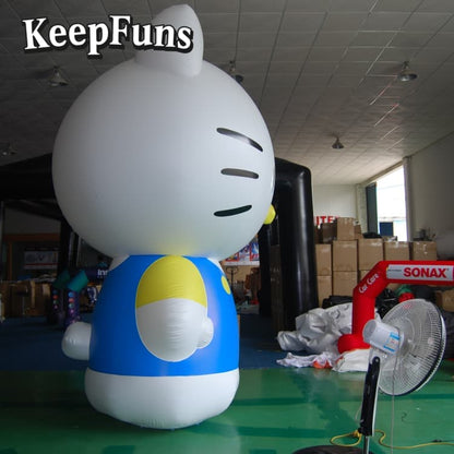 KeepFuns Hello Kitty Shaped PVC Inflatable Advertising Model - Waterproof, Custom Size & Logo Print for Brand Promotion/Events/Mall Decor