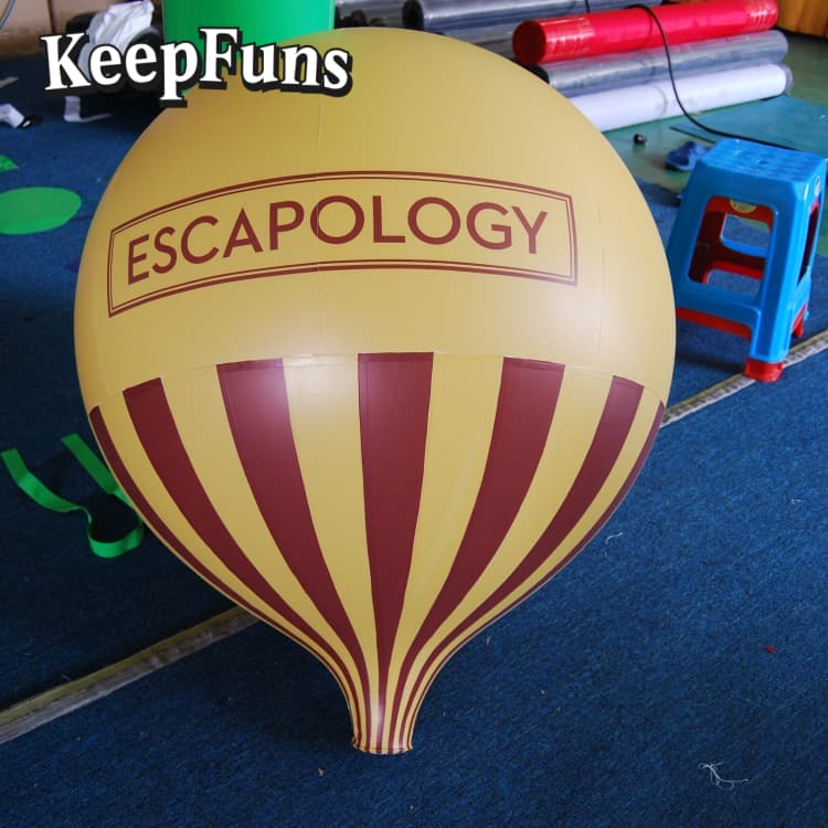 KeepFuns Heavy-Duty Waterproof PVC Droplet Ball - Inflatable Decor with Custom Logo for Festivals, Brand Promotions & Commercial Activities