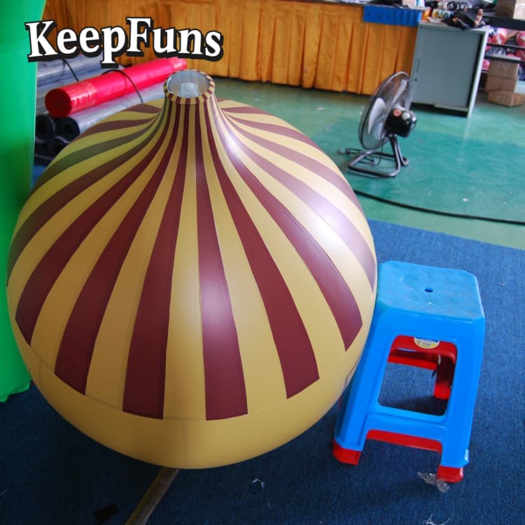 KeepFuns Heavy-Duty Waterproof PVC Droplet Ball - Inflatable Decor with Custom Logo for Festivals, Brand Promotions & Commercial Activities