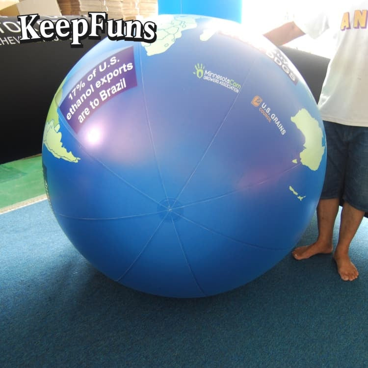 KeepFuns PVC inflatable balloons, with customizable sizes and logos, are made of waterproof and durable materials, suitable for mall decorations, party decorations, theme events, and advertising promotions.