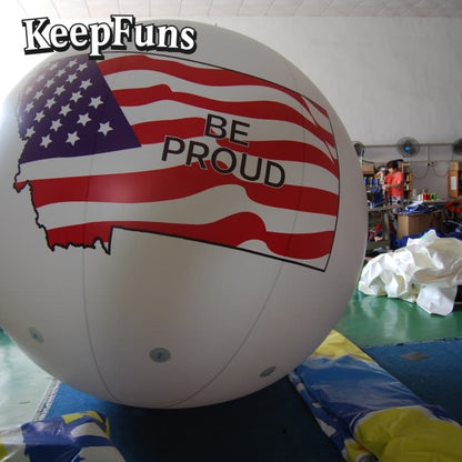 KeepFuns PVC Inflatable Balloons, customizable in size and Logo, made of waterproof and durable materials, suitable for mall decorations, party adornments, theme events, and advertising promotions.
