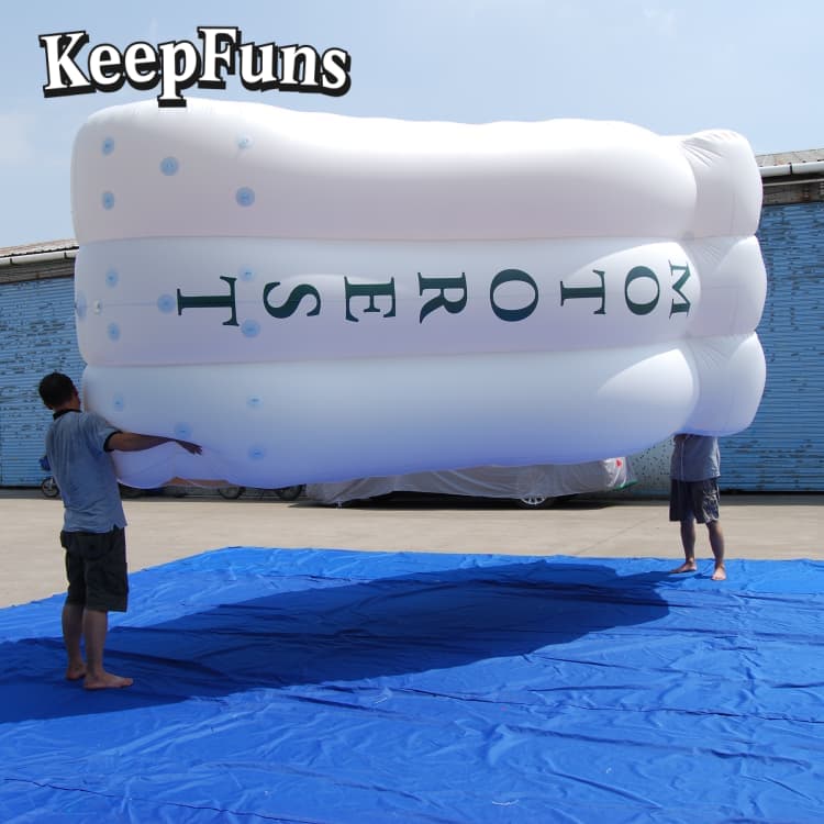 KeepFuns Durable PVC Footprint Prop - Branded Logo Option for Product Promotion & Commercial Activities