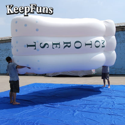KeepFuns Durable PVC Footprint Prop - Branded Logo Option for Product Promotion & Commercial Activities