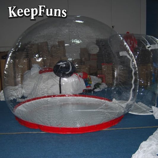 KeepFuns PVC Inflatable Snow Balloons, customizable in size and Logo, made of waterproof and durable materials, suitable for mall decorations, party decorations, theme events, and advertising campaigns