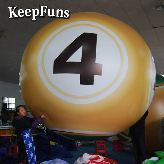 KeepFuns PVC inflatable balloons, customizable in size and Logo, made of waterproof and durable materials, suitable for shopping mall decorations, party decorations, theme events, and advertising promotions