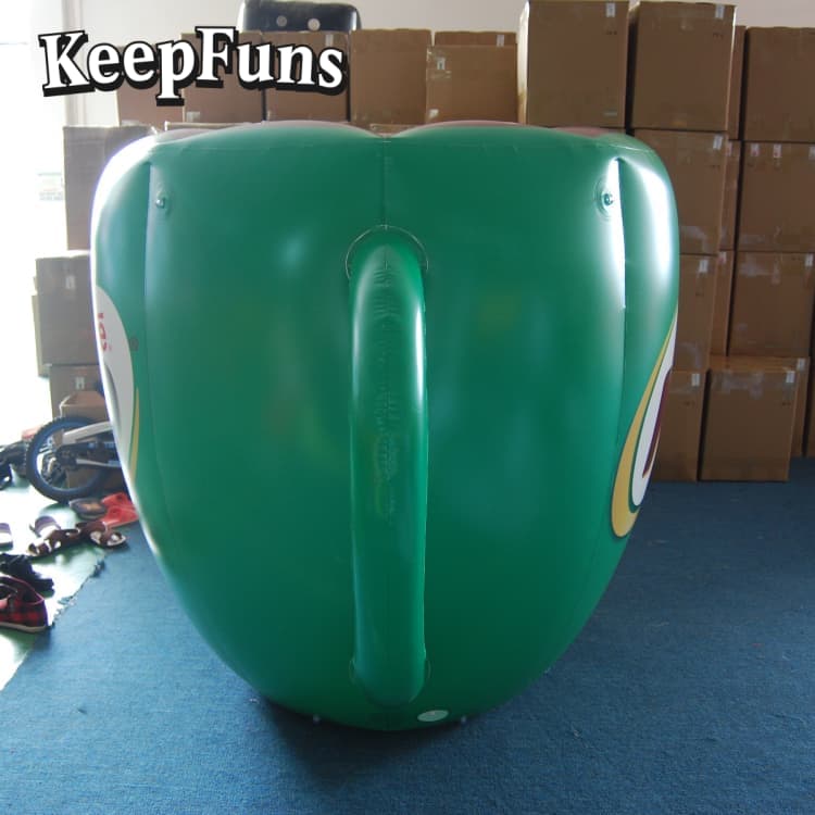 KeepFuns Custom PVC Coffee Cup Inflatable Advertising Model - Waterproof Logo Print for Brand Promotion & Mall Decoration