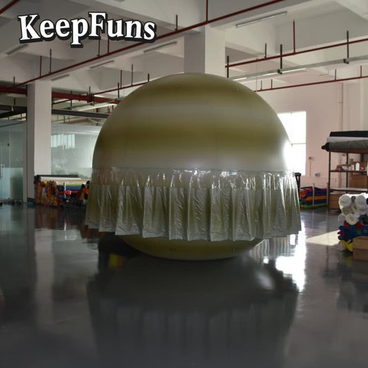 KeepFuns PVC Inflatable Planet Balloons, customizable in size and Logo, made of waterproof and durable materials, suitable for shopping mall decorations, party decorations, theme events, and advertising promotions