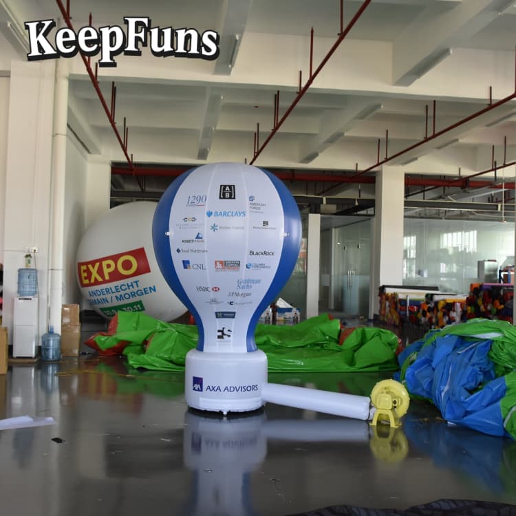 KeepFuns Heavy-Duty PVC Inflatable Promotion Balloon - Customizable Size, Printable Design for Brand Marketing