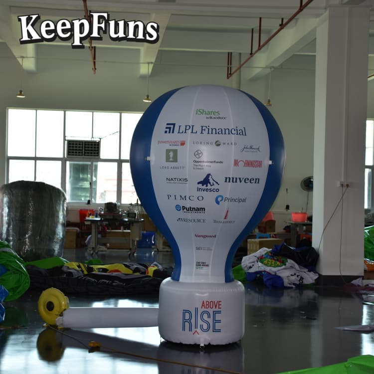KeepFuns Heavy-Duty PVC Inflatable Promotion Balloon - Customizable Size, Printable Design for Brand Marketing