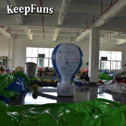 KeepFuns Heavy-Duty PVC Inflatable Promotion Balloon - Customizable Size, Printable Design for Brand Marketing