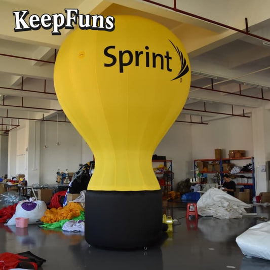 KeepFuns Inflatable Advertising Floor Balloons: Customizable (color, size, print), easy to inflate, durable, ideal for ads, supermarket promotions, outdoor events.