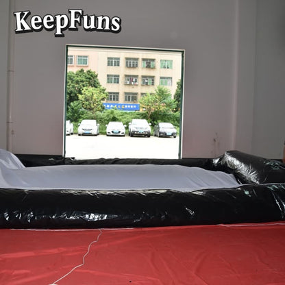 KeepFuns inflatable movie screen/projection screen, with support legs, easy to install, customizable in size, suitable for indoor and outdoor screenings, and applicable to parties, gatherings, advertising, etc.