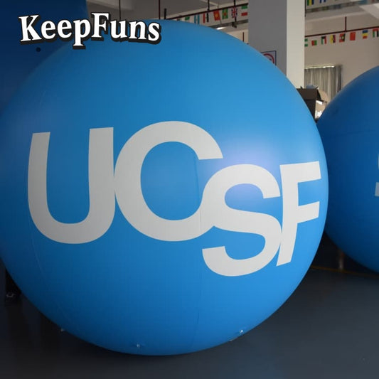 KeepFuns PVC Inflatable Balloons, customizable in size and Logo, with waterproof and durable materials, suitable for mall decorations, party decorations, theme events, and advertising promotions