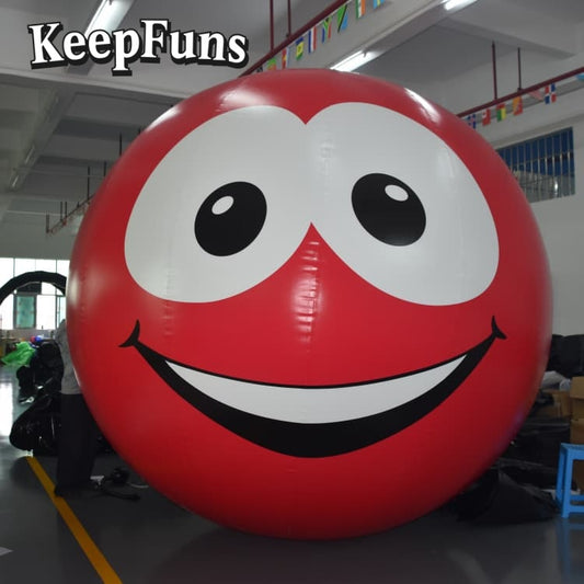 KeepFuns PVC inflatable balloons, customizable in size and Logo, made of waterproof and durable materials, suitable for shopping mall decorations, party decorations, theme events, and advertising promotions