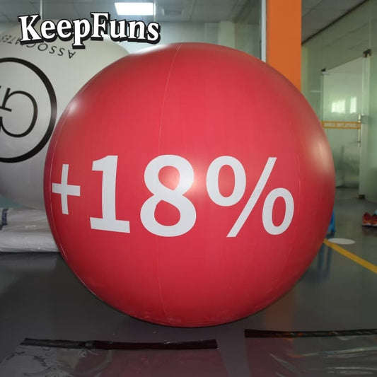 KeepFuns PVC Inflatable Balloons, customizable in size and Logo, made of waterproof and durable materials, suitable for mall decorations, party decorations, theme events, and advertising