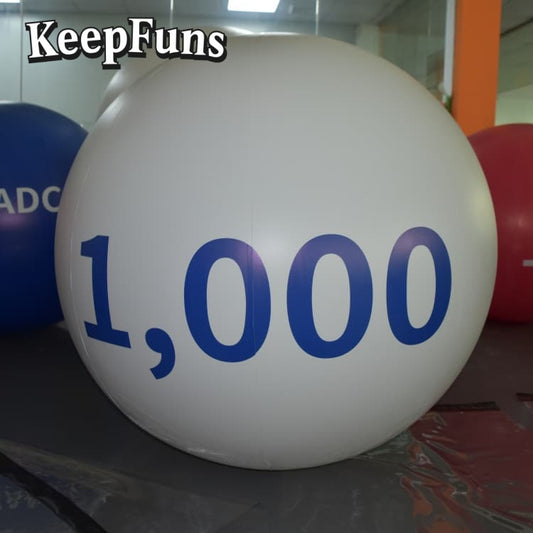 KeepFuns PVC Inflatable Balloons, customizable in size and Logo, made of waterproof and durable materials, suitable for mall decorations, party decorations, theme events, and advertising