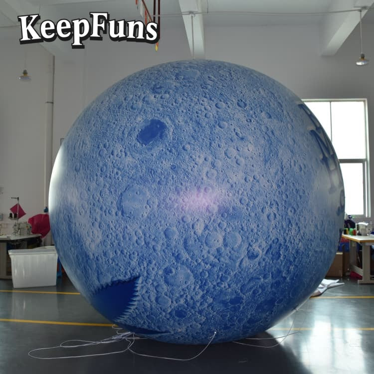 KeepFuns PVC Inflatable Planet Balloons, customizable in size and Logo, made of waterproof and durable material, suitable for mall decorations, party decorations, theme events, and advertising campaigns