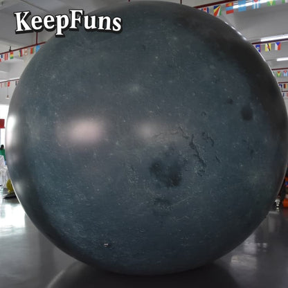 KeepFuns PVC Inflatable Planet Balloons, customizable in size and Logo, made of waterproof and durable material, suitable for mall decorations, party decor, themed events, and advertising campaigns