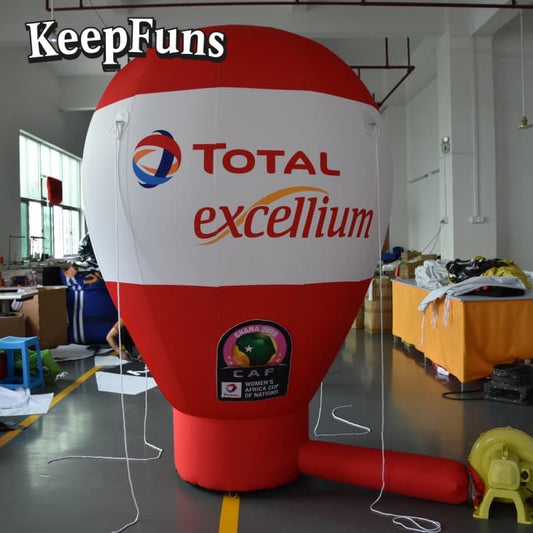 KeepFuns Inflatable Advertising Floor Balloons: Customizable (color, size, print), easy to inflate, durable, ideal for ads, supermarket promotions, outdoor events.