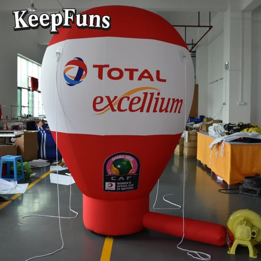 KeepFuns Inflatable Advertising Floor Balloons: Customizable (color, size, print), easy to inflate, durable, ideal for ads, supermarket promotions, outdoor events.