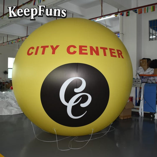 KeepFuns PVC inflatable balloons, with customizable size and Logo, are made of waterproof and durable materials, suitable for shopping mall decorations, party decorations, theme events, and advertising promotions.
