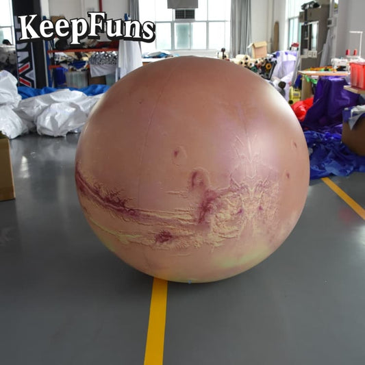 KeepFuns PVC Inflatable Planet Balloons, customizable in size and Logo, made of waterproof and durable materials, suitable for shopping mall decorations, party decorations, theme events, and advertising promotions