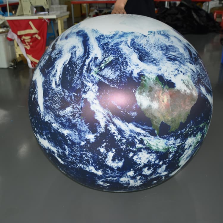 KeepFuns PVC Inflatable Planet Balloons, customizable in size and Logo, made of waterproof and durable material, suitable for mall decorations, party decorations, theme events, and advertising campaigns