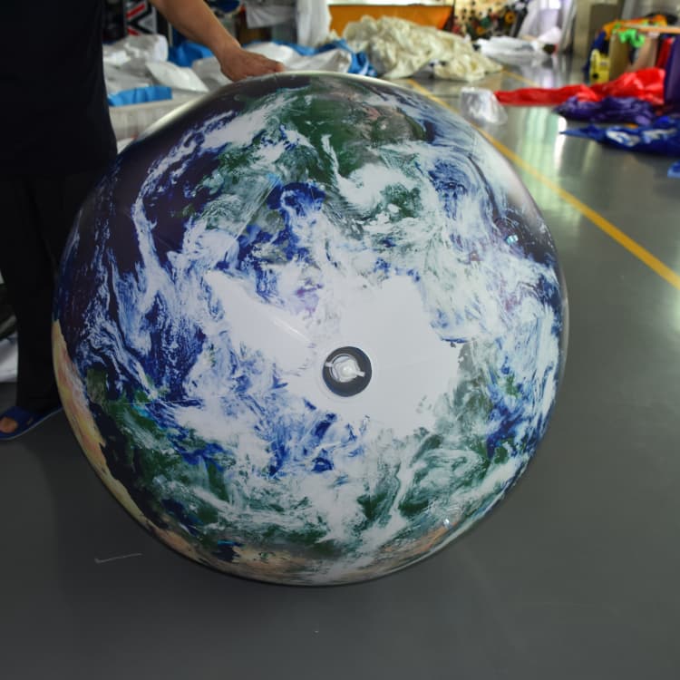 KeepFuns PVC Inflatable Planet Balloons, customizable in size and Logo, made of waterproof and durable material, suitable for mall decorations, party decorations, theme events, and advertising campaigns