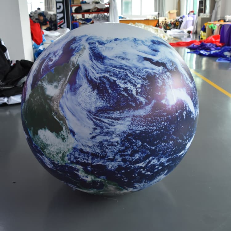 KeepFuns PVC Inflatable Planet Balloons, customizable in size and Logo, made of waterproof and durable material, suitable for mall decorations, party decorations, theme events, and advertising campaigns