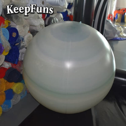KeepFuns PVC Inflatable Planet Balloons, customizable in size and Logo, made of waterproof and durable material, suitable for mall decorations, party decorations, theme events, and advertising promotions